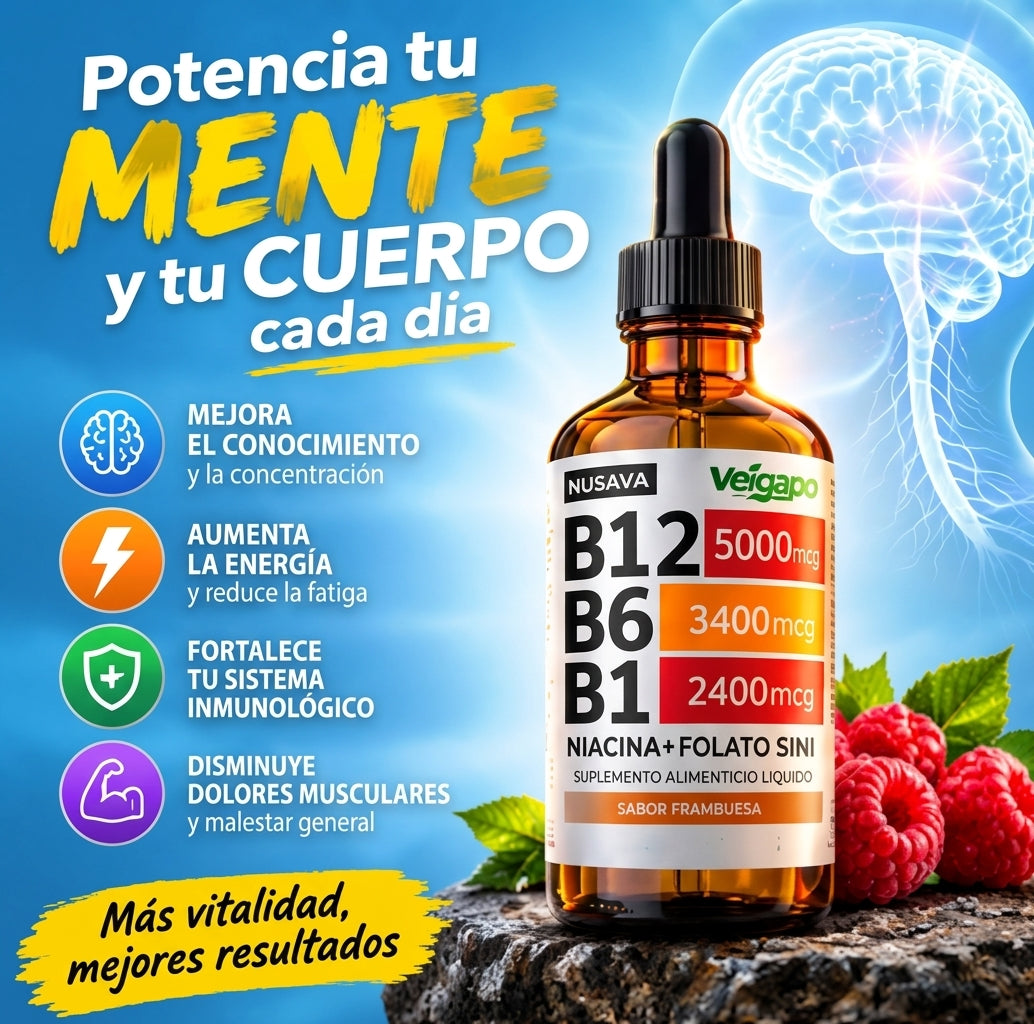 VITAMINA B12 CON FRAMBUESA